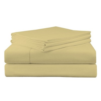 200 GSM 100% Cotton Flannel Sheet Set, Twin, Straw - Warm & Cozy - Pre-Shrunk...