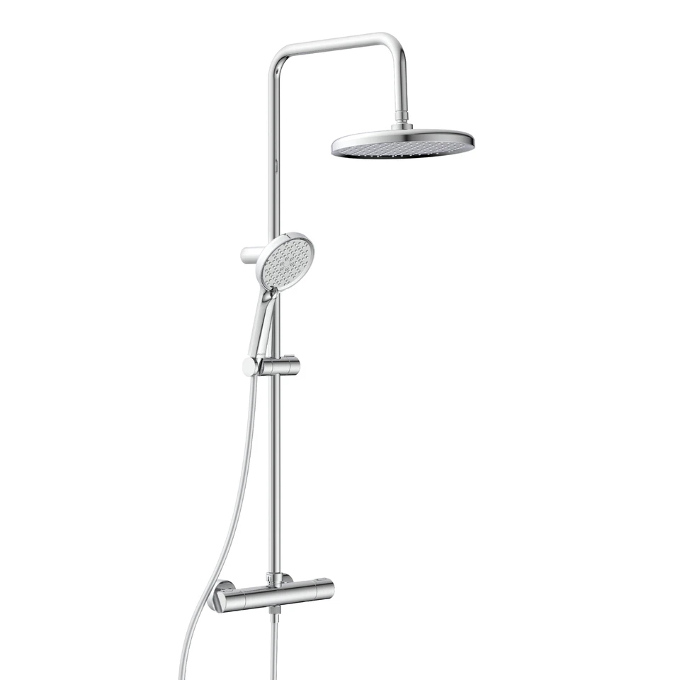 Überkopfbrauseset | Duschset mit Thermostat | Regendusche | Duschsystem