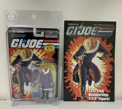 GI JOE FSS COLLECTOR'S CLUB EXCLUSIVE, DR.MINDBENDER ARCTIC, 2014, MOSC, w. Case