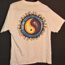 VINTAGE T&C Surf Men's Large T-Shirt Beefy-T USA Made 90s (Stains/Holes)