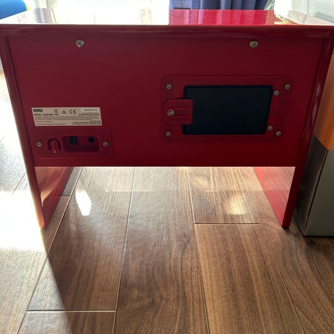 KORG tinyPIANO Red 25-Key Digital Toy Piano Mini Keyboard Speaker