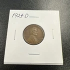 1924-D Lincoln Wheat Cent Penny 1c - Semi-Key / Better Date / Nice - No Reserve!