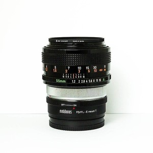 Canon 55mm F1.2 SSC ASPH FD + EOS Adaptor