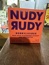Nudy Rudy Berrylicious Soap Bar Organic Shea Butter Arctic Natural Skincare