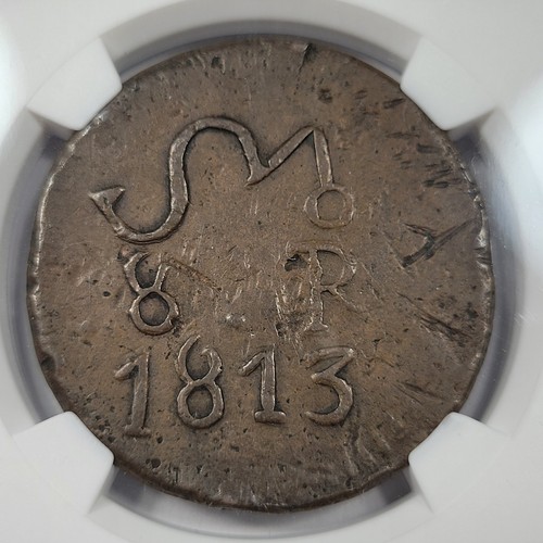 1813 Mexico Oaxaca SUD 8 Reales NGC XF Plain Fields Plain Bow Scarce *M434