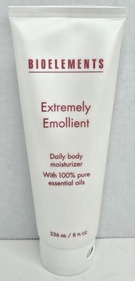 Bioelements Extremely Emollient Daily Body Moisturizer 8 oz 236 ml Tube New