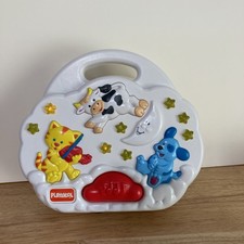 Vintage Playskool Light Up Stars Nursery Rhyme 9 Lullaby Musical Crib Toy