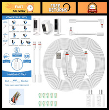 10FT Power Cord  Adapter for Ring Spotlight/Outdoor Cam - Weatherproof Charging