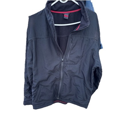 Old Navy Outdoor Men s Softshell Jacket L Black Fleece Lined Full Zip