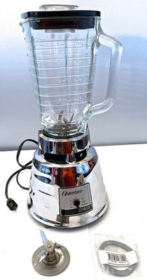 Rare Vintage 1960s Osterizer Classic 2 Speed Blender Glass 5000 Beehive   EXTRAS