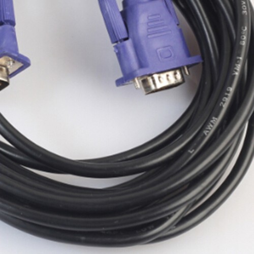 5 Meters VGA Cable Male to Male Monitor Cable Video Adapter Cable with Ferrite - 第 4/12 張圖片