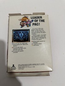 Jr. Pac Man Atari 2600 1986 Complete
