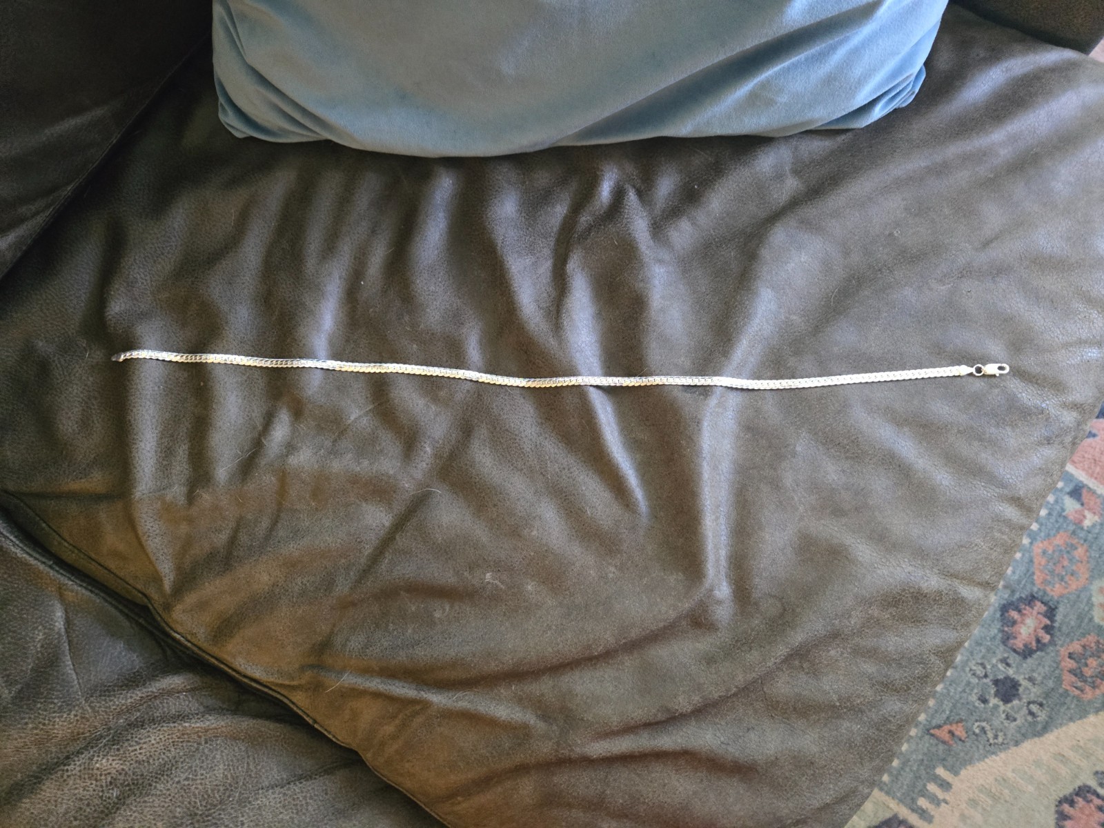 Real Solid 925 Sterling Silver Square Diamond Cut… - image 1