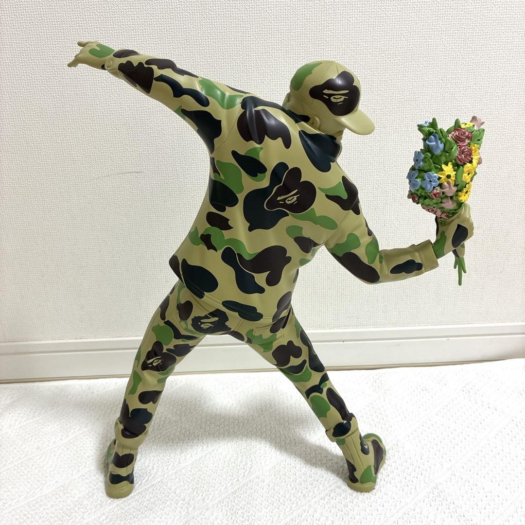 BRANDALISM × BAPE(R) FLOWER BOMBER ABC CAMO Ver Green Collab Action Figure Japan thumbnail 11