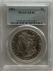 1894 $1 Morgan Silver Dollar Philadelphia PCGS XF 40