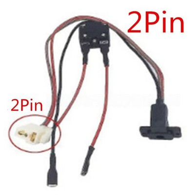 Ladebuchse für Kinder Elektrofahrzeuge 6V12V24V runder Anschluss mit Kabel