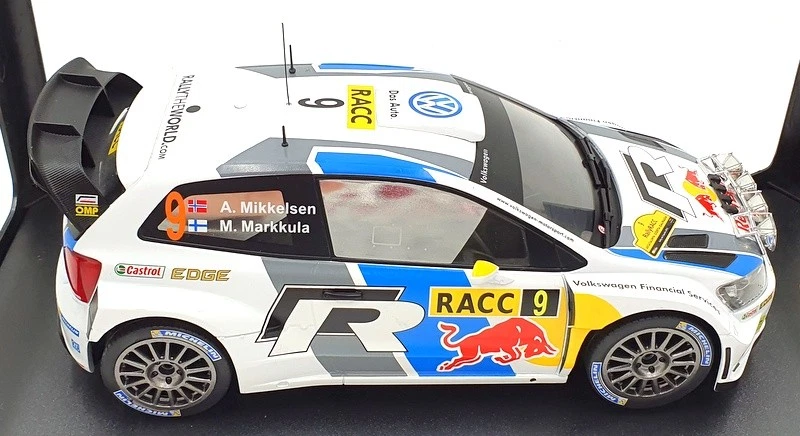 IXO escala 1/18 18RMC070C - Volkswagen Polo R WRC #9 Rally 2013 A.Mikkelsen - Imagem 4 de 4