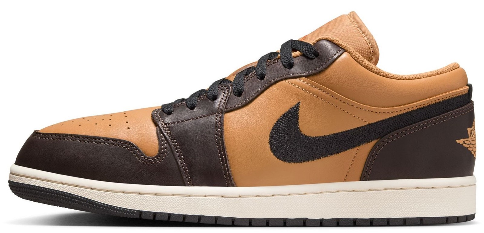 Мужские кроссовки Jordan 1 Low SE из льнаЧерно-коричневый в стиле барокко HQ3603 201 25390₽
