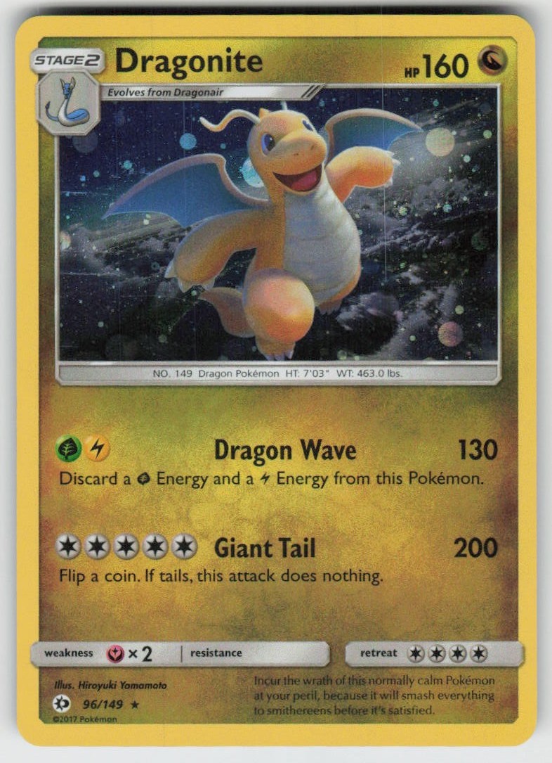 GGC - 6 Dragonite -  (Cosmos Holo) 096/149 Promo Miscellaneous Cards & Products