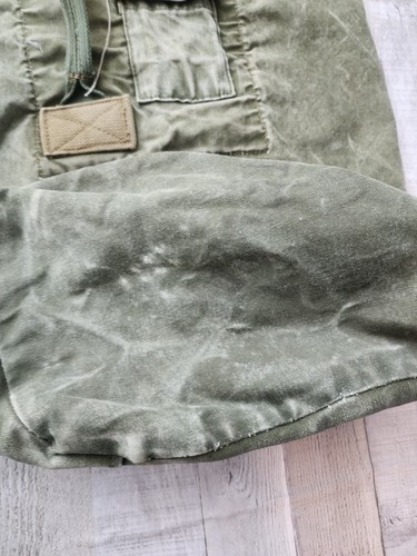 Vintage US Army Large Canvas Duffel Bag Distresses Faded - Bild 4 von 13