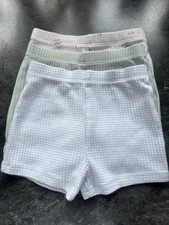 Bundle Of 3 Pairs Of Baby Boy Shorts. F&F. 3-6months. Excellent Condition