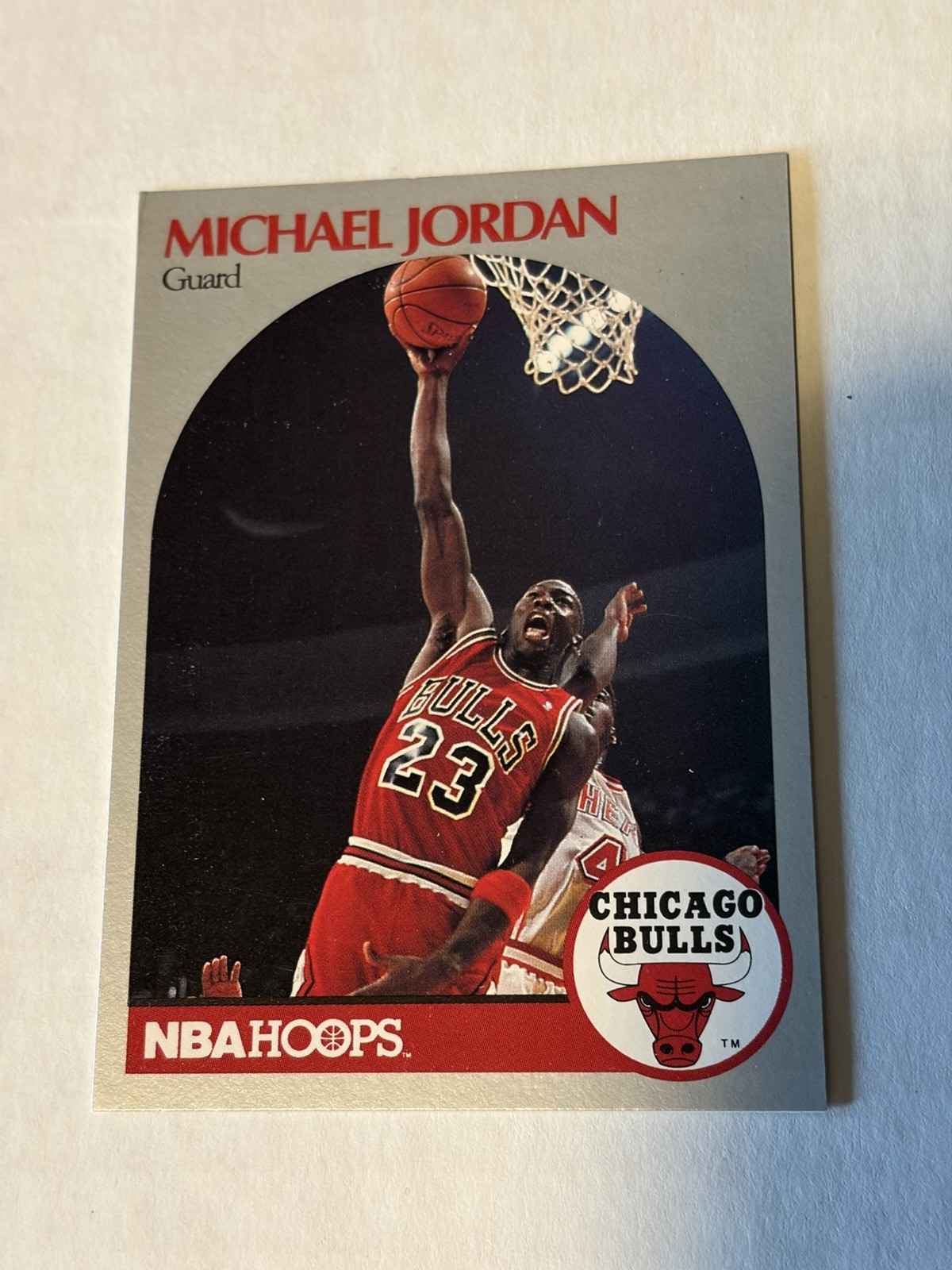 NBA Hoops 1990-91 Michael Jordan #65 Chicago Bulls NBA UNC Tar Heels 