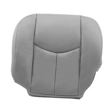 Driver Side Bottom Replacement Leather Seat Cover 922 Compatible with Gray