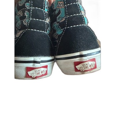Vans Sk8-Hi Pro Dinosaur Vanosaur Black Teal High Top  display picture 3