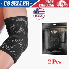 2 Pcs Elbow Brace Compression Support Sleeve Fit Arthritis Tendonitis Joint Pain