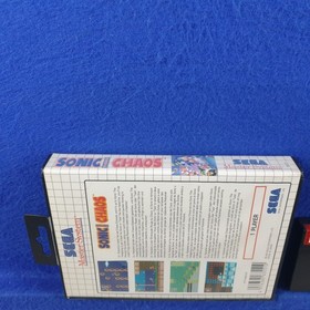 Master System SONIC THE HEDGEHOG CHAOS (NI) Sega PAL REGION FREE (Works in US)
