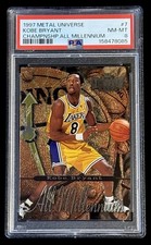 Kobe Bryant 1997 Metal Universe Championship All Millennium PSA 8 NM-MINT