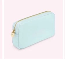 NWOT Stoney Clover Lane Small Pouch Makeup Bag In Sky Blue