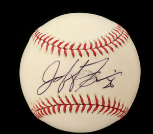 Jeff Francis Signed OML Baseball (Colorado Rockies)-COA (JSA)