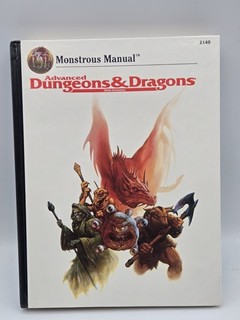 AD&D 2ND EDITION MONSTROUS MANUAL HARDCOVER TSR 2140 VINTAGE 1995 5TH PRINT