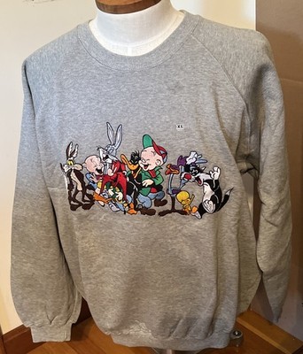 NWT VINTAGE ACME CO.  Warner Bros.  Embroidered Sweatshirt 