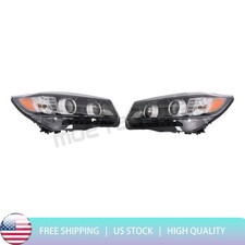 For 2016-2018 Kia Sorento Headlight Halogen W Led Drl 2pcs For 2016-2018 Kia Sorento Headlight Halogen W Led Drl 2pcs