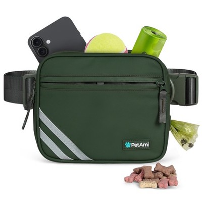 Dog Walking Bag Crossbody Training Treat Pouch Waist Strap Fanny Poop Dispenser