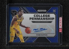 2023 Panini Prizm Draft Picks College Penmanship Blue /125 Kobe Bufkin Auto 12po