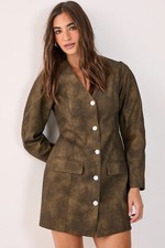 Nastygal Olive Mini Dress Womens Going Out Dresses