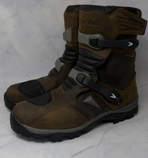 Forma Adventure Low Motorcycle Riding Boots Brown Waterproof Mens Sz 49 US 15 M