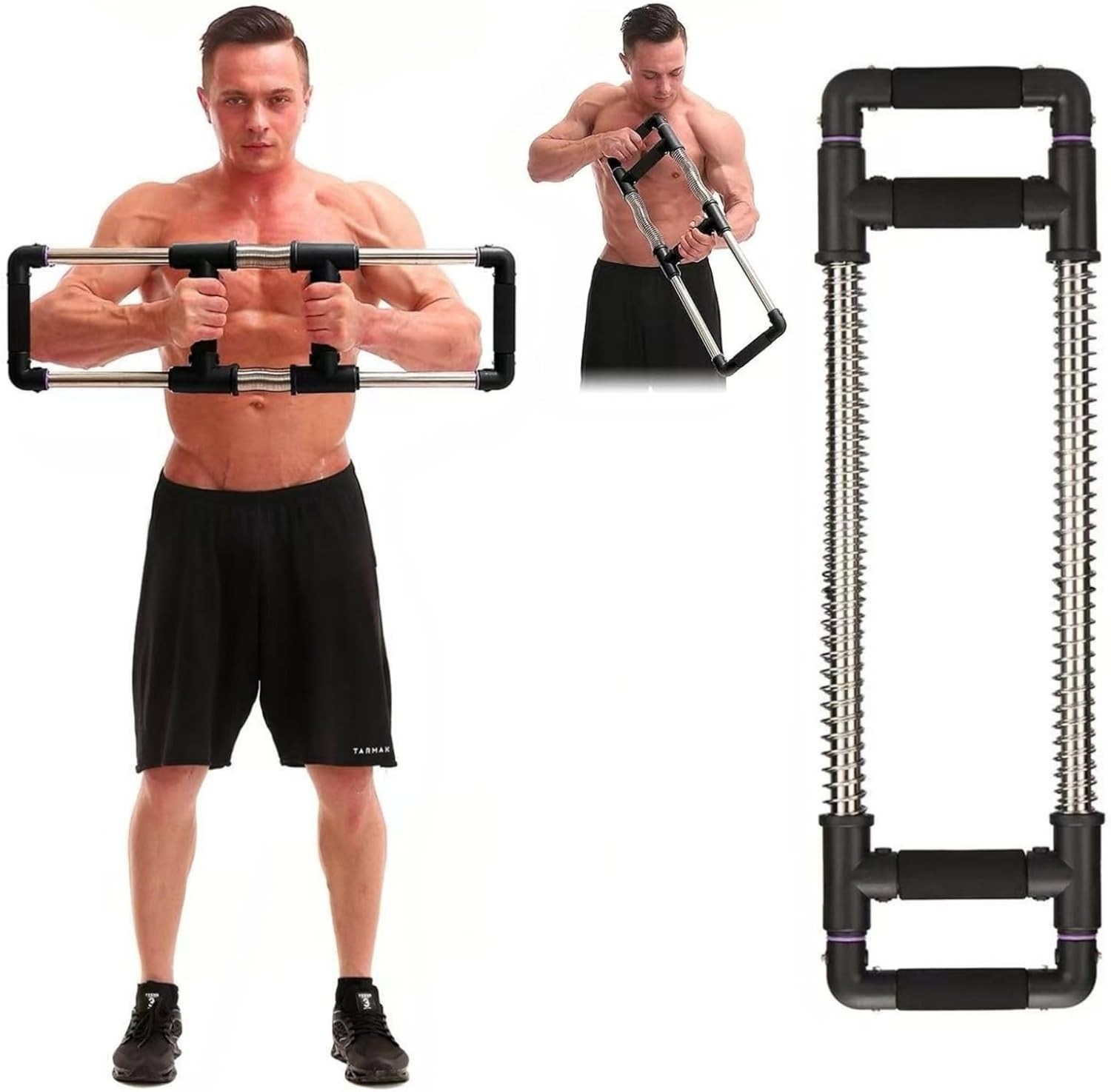 Push down Bar Machine - Chest Expander at Home Workout Equipment for Chest, Arm,