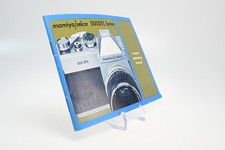 Mamiya /sekor 500 User Instruction Manual Guide G659