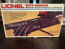 Interruttore telecomando vintage Lionel Trains calibro 027, mano destra 6-5122 nuovo