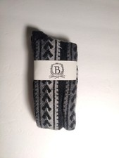 b studio -women's socks - black - Cashmere blend - Made in USA  E8 
