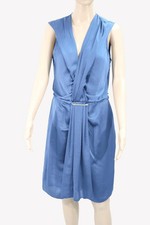 Reiss Damen Kleid Gr. 38 (UK12) Blau  Sommerkleid Freizeitkleid Elegant Dress