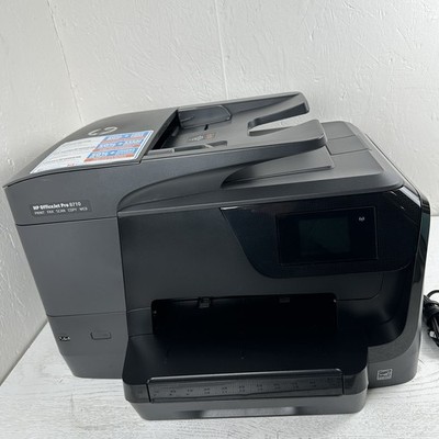 HP Officejet Pro 8710 All-In-One Wireless Inkjet Color Printer Copy Scan Fax