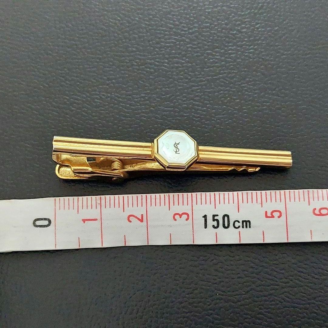 Yves Saint Laurent Ysl Cravatta Spilla Colore Oro Conchiglia Abbigliamento Formale Regalo Camicia di Lusso K