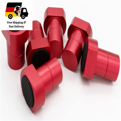 Aluminium Planer Bench Dog Clamp 20 mm Red 6 Stück