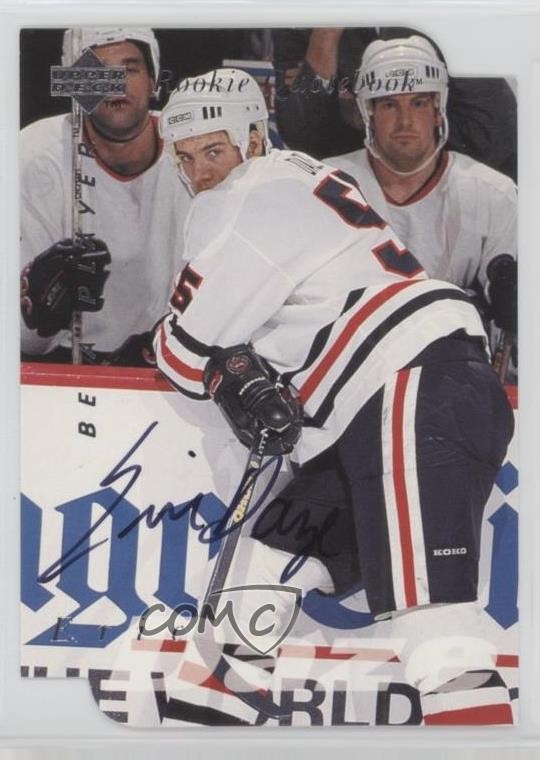 1995-96 Upper Deck Be a Player Die-Cut Auto Eric Daze #S170 Auto 1ct0