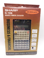 Sharp EL-733A Business Financial Calculator NIB
